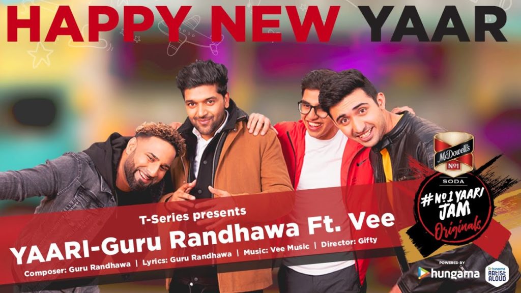 Yaari Lyrics - GURU RANDHAWA